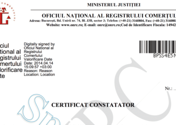 Cât timp durează procesul de obținere a unui certificat constatator online?